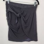 Monrow Stretch Knit Mini Skirt in Vintage Black NWT Medium Revolve Knit Skirt Photo 1