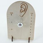 Mirrorball Disco Ball Unique Novelty Dangle Earrings Silver Photo 2