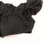 Seafolly NWT  Cold Shoulder Bandeau in Black Photo 10