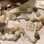 Kendra Scott Womens Ruth Mother of Pearl Ivory Crystal Gems Necklace NWT Photo 7