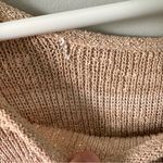 Free People  Shipping News Oversized Tunic Sweater Women L Beige Tan Cozy Beachy Photo 11