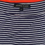 Jeanne pierre  striped blouse with ruffle sleeves size large Photo 2