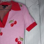 Forever 21  Pink Cherry Print Polo Dress Photo 1