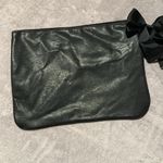 Betsey Johnson Luv Black Faux Leather Camera Selfie Kit Bow Clutch Pouch Purse Photo 2