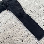 AGOLDE Nico High Rise Slim Jeans Distressed Crop Denim Black (Size 25) Photo 7