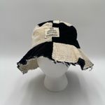 BDG Patchwork Corduroy Bucket Hat Black/White Adult Juniors Casual Photo 1