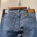 Levi's NWT 726 High Waist Flare Jean Stretch Wide Leg Boot Medium Wash 33x32 Photo 2