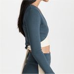 THE Upside Luna Kyra Wrap Top Size Large Blue Photo 1