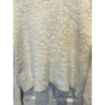 Show Me Your MuMu Cream Off White Cropped Varsity Sweater Nubby Sweater‎ Large Photo 1