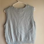 Sincerely Jules Light Blue Knit Sweater Vest size large Photo 5