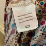 Ellen Tracy Ellen Tracey Brown Multi Color Cap Sleeve Ruffle Dress Extra Small Photo 4