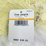 Free People  Teagan Lace Trim Bralette Daybreak Yellow Women's Size Small Photo 4