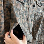 Elan  Leopard Denim Jean Jacket w/Pockets, Small Photo 5