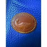 Vintage 80s Carina Intl Inc Waterproof Leather Purple Tan Golf Bag Backpack Nove Photo 2