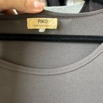 Piko Long Sleeve Shirt Dress Photo 2