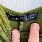 SheIn Sexy Green Slip Midi Dress Side Slit Cowl Neck Strappy Large Party Clubwear Photo 5