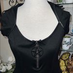 Spirit Halloween Witch mini dress  with pentagram  size S Photo 2