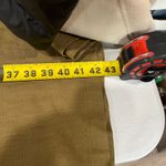 Two Days Off 100% Linen Suki Sheath Dress Pockets Moss Green Lagenlook Medium Photo 7