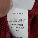 Northern Angel Black Red Vest Cape with Faux Fur and Fringe NWT Size undefined Photo 9