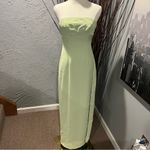 Beginning Boutique 🌺NWT BEGINNINGS BOUTIQUE LENORA GREEN STRAPLESS DRESS SIZE 2🌺 Photo 1