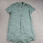 Vineyard Vines Vineyard Vines Women Shirt Margo Dress 8 Green Camo Short Sleeve Mini Photo 3