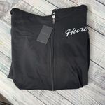 Hurley  Hawaiian Flower Print Logo Black Full Zip Hoodie NWT 1x Photo 2