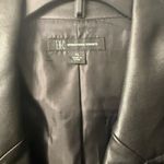 INC  International Concepts black faux leather Jacket XL Photo 2