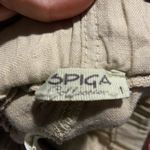 Spiga Greece linen barrel pants fall casual classic fall boho tan Photo 2