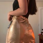 Wild Fable Metallic Rose-Gold Skirt Photo 1