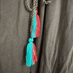 Free People Black Lovers Cove T Back Embroidered Mini Dress Small Photo 6