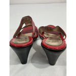 Croft & Barrow Womans Sole Sense Ability Red Straps Gem Stone Slip On Sandals 8m Photo 4