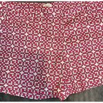 Laundry by Shelli Segal ‎ Pink and White Chino Shorts Size 10 Photo 1