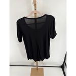 Victoria's Secret Supermodel Essentials Black Glitter Logo Tee Size XS Y2K Photo 9