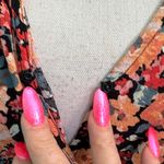 Wild Fable  Floral Long Sleeve Dress - Black and Orange Photo 2