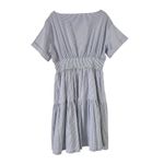 Vineyard Vines NWT Smocked Waist Striped Women's Dress Summer A-Line Large Photo 5