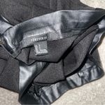 Topshop Forever21 Faux Leather Hem Skater Skirt Photo 4