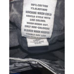 LNDN Landon Denim Acid Black Wash‎ Ankle Zip Straight Leg Jeans NWT Size 29 Photo 6