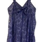 Victoria's Secret ‎ Vintage Y2K Babydoll Dark Blue Chemises Top with Bow Size S Photo 0