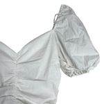 Willow Dress Women XL White Ruched Sweetheart Mini Cottagecore Milkmaid Coquette Photo 3