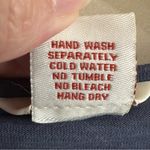 Sundance Blue Eyelet Lace Silk Cotton Tie Bow Front Dress Medium Photo 8