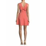 Kate Spade Watermelon Breath of Fresh Air Ponte Bow Fit & Flare Dress Photo 1