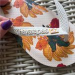 Farm Rio  Banana Nest Havaianas Sandals size 11/12 boho vacation beach travel Photo 10