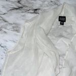 Eileen Fisher  | Sleeveless Cardigan Open Front Sheer Silk | Ivory | Women | XS Photo 3