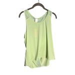 Lole NWT  Fancy Tank Size Small Green Mesh Workout Top Photo 2
