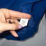 Madewell Alpha Blue Throwback Sweater Size Medium Photo 4