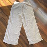 Cynthia Rowley  Linen Rayon Wide Leg Pull On Pants With Pockets Flax Color Photo 7