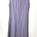 Salvatore Ferragamo Silk Sleeveless Shift Dress in Lilac Purple Vintage Photo 4