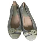 Emporio Armani Emporia Armani   Grey logo ballet flats Women size 38 Photo 1