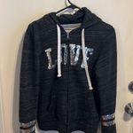 Reflex hoodie medium with glitter. Gray. Very nice condition. Soft and cozy Gray Photo 5