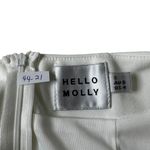 Hello Molly White Lined Mini Skirt Women Size Small | 44-21 Photo 3